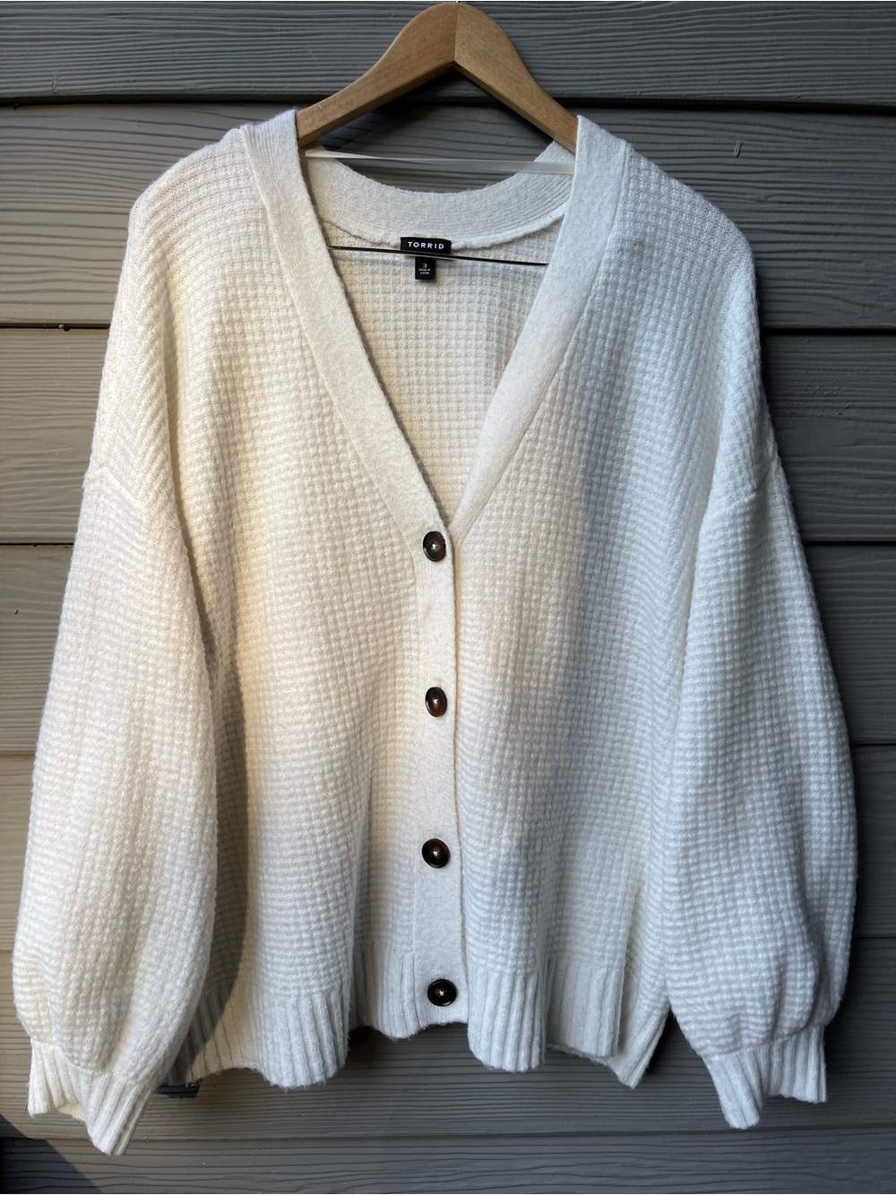 Torrid Open Front Cardigan Sweater Women's Size 3 (Fits 3XL) - Picture 5 of 7